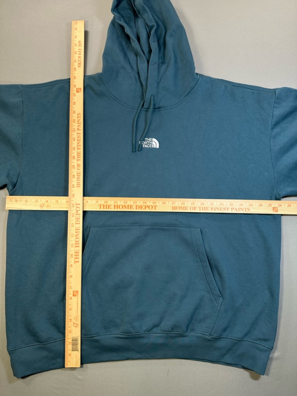 The North Face Blue Essential Oversized Hoodie Sweatshirt - Womens XL - Picture 15 of 16